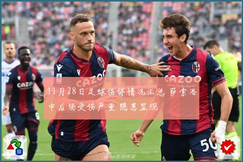 11月28日足球伤停情况汇总 萨索洛中后场受伤严重 隐患显现